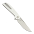 Reate Remedy összecsukható kés, White Glass FatCarbon, Satin