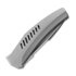 Reate Small Krypton folding knife, Bead Blast Titanium, Hand Rubbed