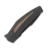 Reate Small Krypton sulankstomas peilis, Black Ti/Lava Flow CF, Black PVD