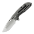 Reate T1000-V2 Titanium sulankstomas peilis, Stonewash/Satin