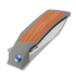 Reate T2500 kääntöveitsi, Gray Titanium & Orange G-10, Satin