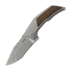 Reate T3000 Damasteel kääntöveitsi, Burlap Micarta