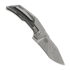 Reate T3000 Damasteel sulankstomas peilis, Carbon Fiber