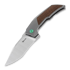 Reate T3000 sulankstomas peilis, green screws