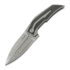 Reate T4000 Damasteel folding knife, Gray Titanium & Carbon Fiber