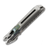 Coltello pieghevole Reate T600 Bead Blast Ti & Green Zirconium/BB, Frosted Satin