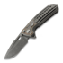 Coltello pieghevole Reate T600 Darkwash Titanium & Copper, Acid Washed