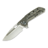 Reate Terminator TX228 折叠刀, Dark Bead Blasted Titanium, Satin