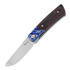 Reate Tribute Mokuti Bolster sulankstomas peilis, fat red carbon, satin