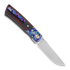 Reate Tribute Mokuti Bolster sulankstomas peilis, fat red carbon, satin
