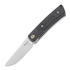 Reate Tribute Zirconium Bolster 折叠刀, carbon, frosted satin