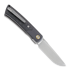 Reate Tribute Zirconium Bolster sulankstomas peilis, carbon, frosted satin