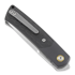 Reate Tribute Zirconium Bolster sulankstomas peilis, carbon, frosted satin