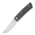 Reate Tribute Zirconium Bolster 折叠刀, carbon, hand satin