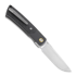 Reate Tribute Zirconium Bolster sulankstomas peilis, carbon, hand satin