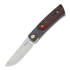 Reate Tribute Zirconium Bolster sulankstomas peilis, fat red carbon, satin