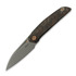 Reate VK-ANUB Copper Dark Matter Carbon Fiber kääntöveitsi, Darkwashed