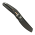 Reate VK-CLU foldekniv, Black DLC Titanium, Frosted Satin Black DLC