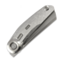 Reate VK-CLU foldekniv, Gray Crystalized Titanium, Hand Rubbed