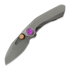 Couteau pliant Reate VK-FROK, Wire Wheel Titanium, Hand Rubbed Acid Wash