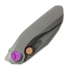 Couteau pliant Reate VK-FROK, Wire Wheel Titanium, Hand Rubbed Acid Wash