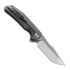 Reate ZORO sulankstomas peilis, Bead Blast Titanium, Satin