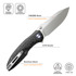Coltello pieghevole Remette Cool Whale RTCL-GN1