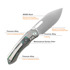 Remette Orca Knife ORCAKD סכין מתקפלת