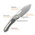 Remette RT-Orca Knife ORCAKD sulankstomas peilis
