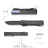 Remette Sharp Leopard ZL301D סכין מתקפלת