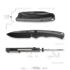 Remette WD107-DC folding knife