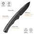 Remette WD107-DC folding knife