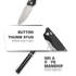 Remette WD107M sulankstomas peilis