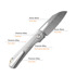 Coltello pieghevole Remette X DIVO Bender - Stonewash - Titanium