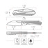 Coltello pieghevole Remette X DIVO Bender - Stonewash - Titanium