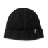 Retki 100% Merino rib one size beanie, black