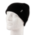 Retki 100% Merino rib one size beanie, black
