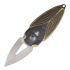 Rike Knife Cicada Button Lock Gray folding knife