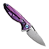 Rike Knife Hummingbird Framelock Purple folding knife