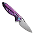 Rike Knife Hummingbird Framelock Purple folding knife