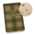 Rite in the Rain Pocket Top Spiral 3 x 5, Tan Plaid