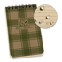 Rite in the Rain Pocket Top Spiral 3 x 5, Tan Plaid