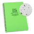 Rite in the Rain - Side Spiral 4.625 x 7, Hi Viz Green