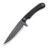 RMJ Tactical Sparrow puukko, hybrid sheath, black/black