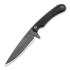 RMJ Tactical Sparrow peilis, hybrid sheath, black/black