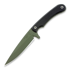 RMJ Tactical Sparrow puukko, hybrid sheath, black/OD
