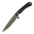 RMJ Tactical Sparrow peilis, hybrid sheath, black/OD