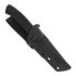 Rokka Korpisoturi 刀, black, kydex sheath