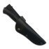 Rokka Korpisoturi 刀, black, leather sheath