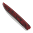 Roland Lannier Why So Serious? More Rock n' Roll folding knife, marble red